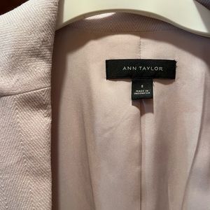 Ann Taylor light purple striped blazer